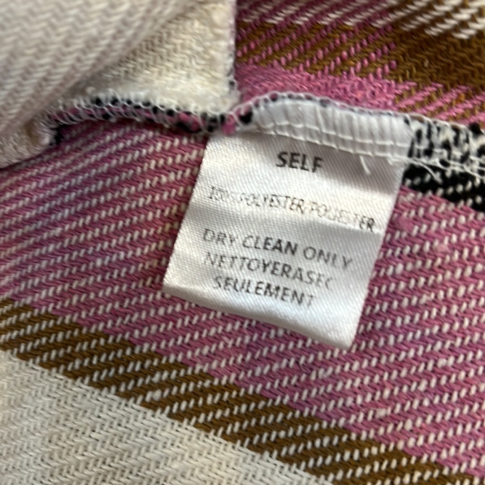 NWT Fuzzy Flannel Plaid Shaket - Multiple Sizes - Picture 7 of 7